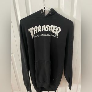 Large black Thrasher hoodie
